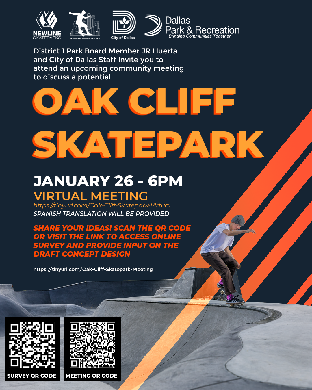 Oak Cliff - Input Meeting 1 - Flyer english